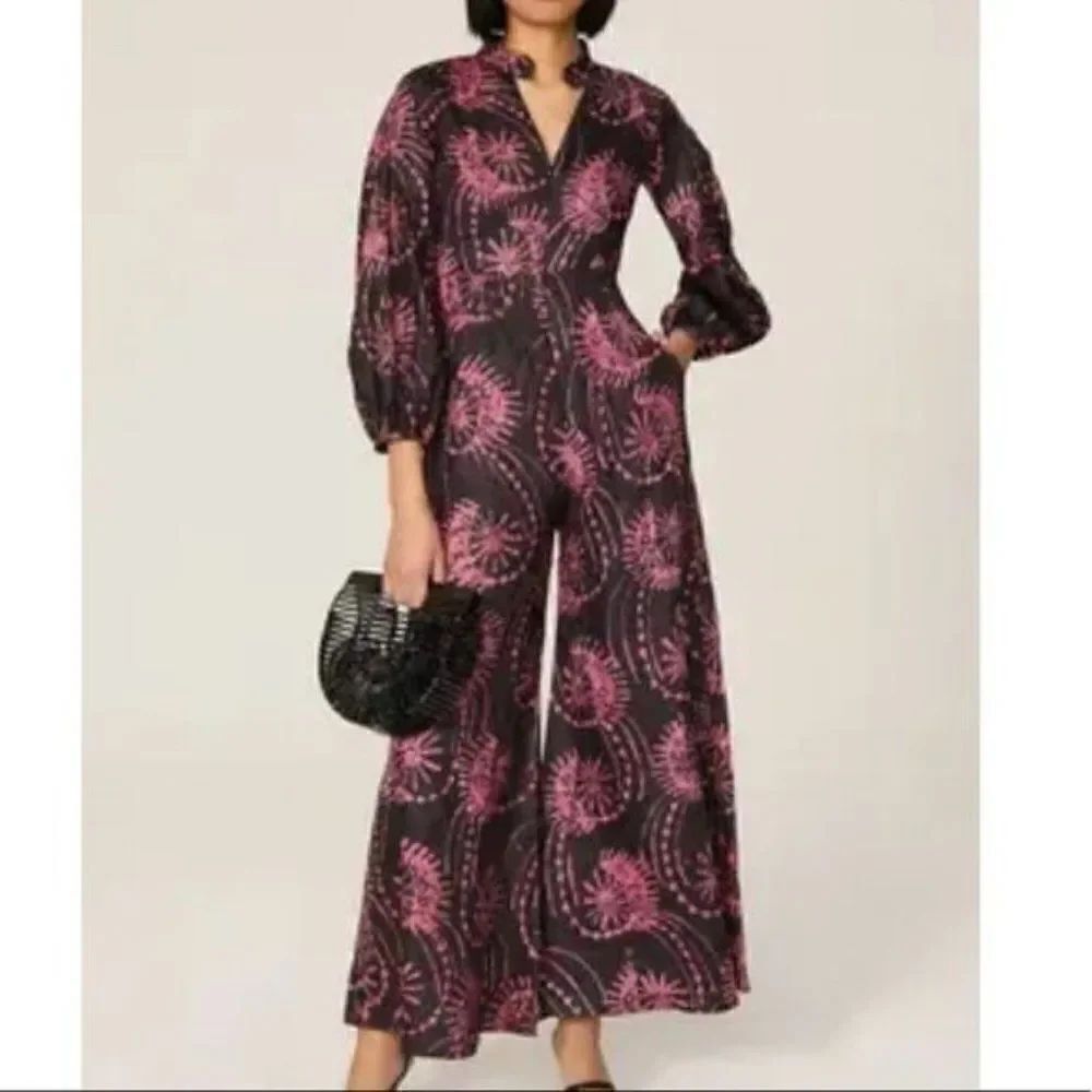 Kahindo Luo Tie Dye Cotton Jumpsuit Size 6